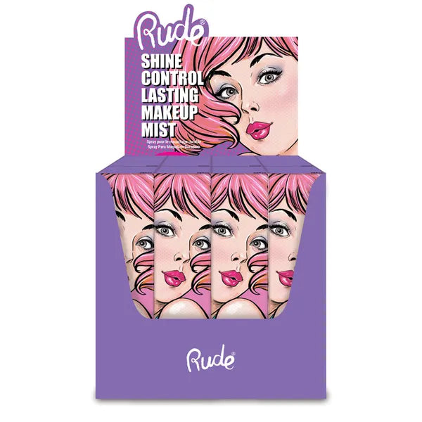 RUDE Shine Control Lasting Makeup Mist 12 Pieces