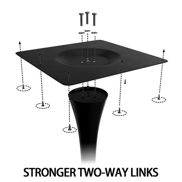 Square Dining Table, 27.6" Tulip Table with Thickened Edge Decor Tabletop & Metal Pedestal, Mid Century Modern Bistro Table for Kitchen, Small Places, Living Room, Cafe ( Natural Color)
