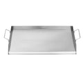 Stainless Steel Griddle, 32x16 inch Universal Flat Top Rectangular Plate, Gas Grill Griddle for BBQ Grill, Teppanyaki, Portable Family Cookware with Handle, for Camping Tailgating Party