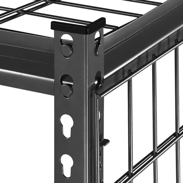 Storage Shelves, 3000 lbs, 5 Tier Heavy Duty Garage Shelving, 20" D x 48" W x 72" H Adjustable Metal Shelves for Industrial Shelving Unit Utility Shelf, for Kitchen, Warehouse, Basement, Black