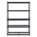 Storage Shelves, 3000 lbs, 5 Tier Heavy Duty Garage Shelving, 20" D x 48" W x 72" H Adjustable Metal Shelves for Industrial Shelving Unit Utility Shelf, for Kitchen, Warehouse, Basement, Black