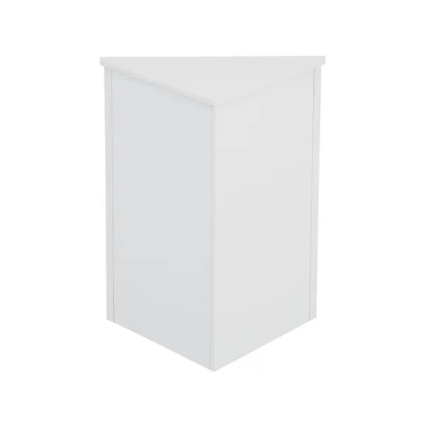 Triangle Bathroom Storage Cabinet with Adjustable Shelves, Freestanding Floor Cabinet for Home Kitchen