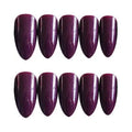 Vintage Dark Purple False Nails