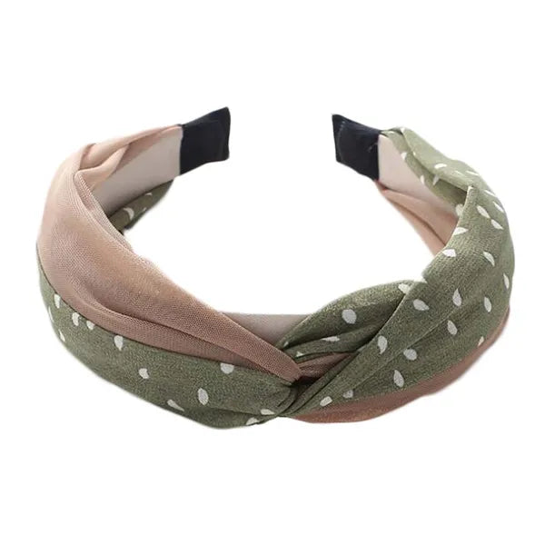Polka Dot Turban Style 3
