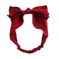 Wine Red Bowknot Hairband