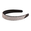 Beaded Hair Hoop White
