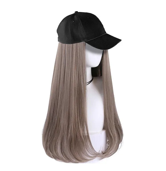 Baseball Cap Ombre Grey Hair