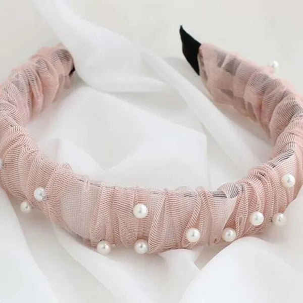 Beaded Lace Headband 2