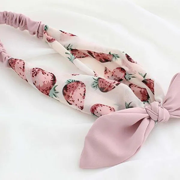 Strawberry Bowknot Headband 2