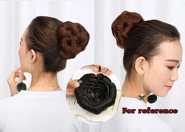 Hair Chignon Brown 2