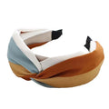 Wide Turban Headband Orange Yellow