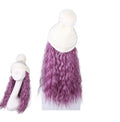Grey Purple Wig Cap